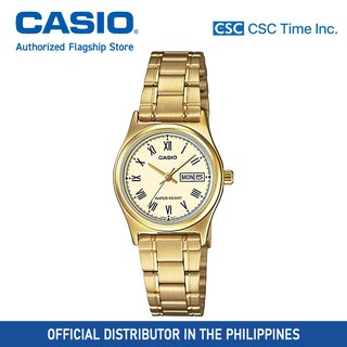 Casio (LTP-V006G-9BUDF) Gold Stainless Steel Quartz Watch for Women