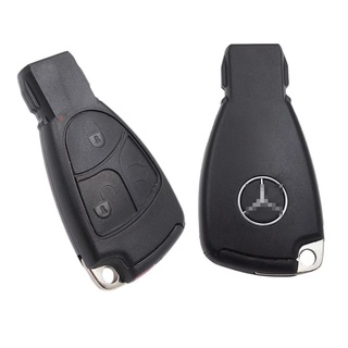 Updating Mercedes Benz 3 Buttons casing for Replacement Mercedes Benz C E ML S CLK CL W203 W210 W220 remote key shell