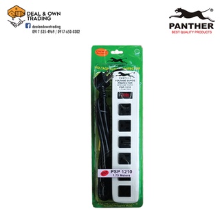 Panther PSP-1210 Panther 6 Gang Extension Cord w/ Switch and 1.75 Meter Wire