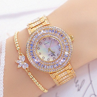 Gold Watches Women 2019 Famous Brand Diamond Quartz Women Watches Crystal Golden Ladies Wrist Watch