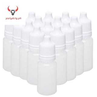 100PCS 15Ml Empty Plastic Squeezable Dropper Bottles Eye Liquid Dropper Refillable Bottles