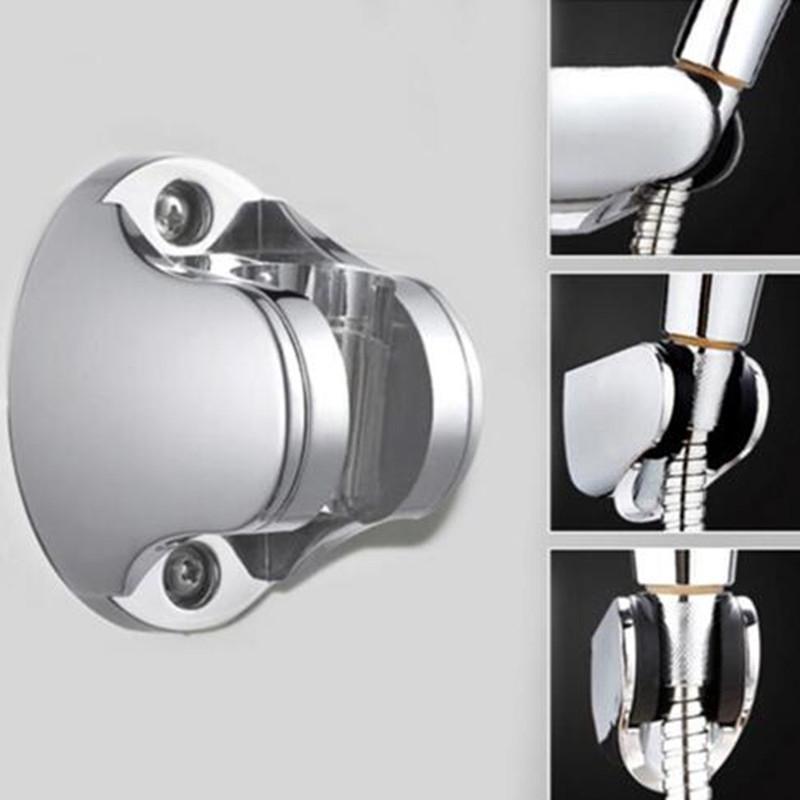 ABS Bathroom Shower Head Bath Hand Shower Base Fixed Seat Adjustable Shower