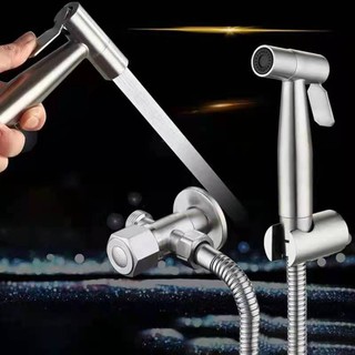 Shower 304 stainless steel bidet sprayer kit toilet bathroom cleaning sprayer