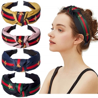 Korean Fashion Wide Cross Knotted Headband
