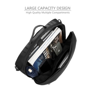 OZUKO 2021 Men's Casual Briefcase Bag Business Shoulder Messenger Bag Men Laptop 15.6 Inch Handbag M (2)