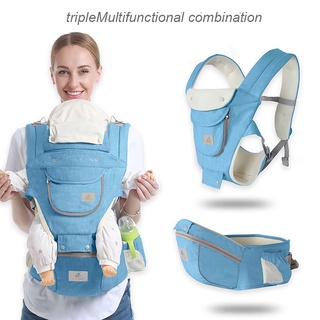 ♨✙Ergonomic Baby Carrier Multifunctional Four Seasons Baby Carrier Waist Stool Baby Storage Children (1)