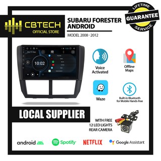 CBTECH 9-inch Car Android Head Unit for Subaru Forester 2008 2009 2010 2011 2012