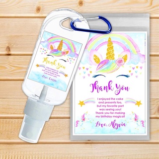 Personalized Alcohol Bottle Spray Keychain / Customized Alcospray Souvenirs with Hook (50ml)