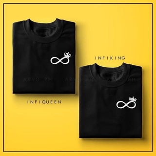 INFINITY KING QUEEN t-shirt customize statement tees high-quality unisex