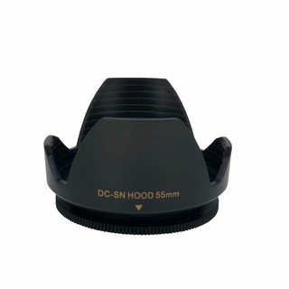55mm Camera Lens Hood Screw Mount Flower Shape For All Camera With 55mm Lens