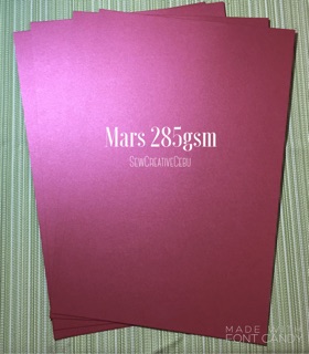 Boards 285 gsm, 10 sheets per pack (7)
