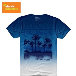 Islands Souvenirs Palawan Amazing View Men's Dip-Dye Shirt