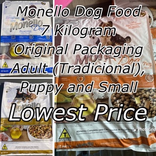 MONELLO DOG FOOD 7KG adult, puppy, small breed and cat. adult tradicional. lowest price.