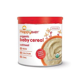 Happy Baby Organic Oatmeal Baby Cereal 198g