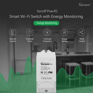 Sonoff Pow R2 Remote Control Light Switch WiFi Smart Power (7)
