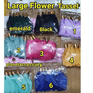 Large Flower Tassel 2inches / Medium tassle charm (1)