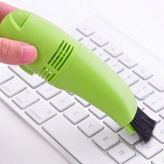 Mini Computer Keyboard USB Vacuum Cleaner Brush