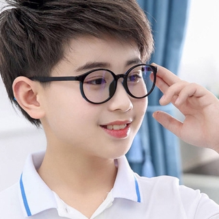 Kids Anti Radiation Eyeglasses Fashion Round Lightweight Replaceable Lens Glasses for Kids
