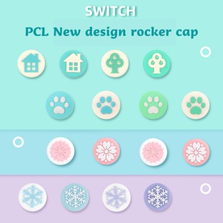 【Available】Game 4 Pcs Animal Crossing Nintendo Switch / Lite Cute Joy-Con Geekshare Thumb Grips Set
