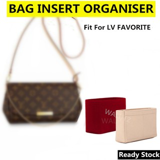 #WALUTZ#(Ready Stock)Bag Insert Organiser Purse Organizer Fit for l.v.Favorite Bag in Bag Insert Bag Organizer Bag Liner Inner Bag Shaper Sling Bag Organiser Compartment Bag