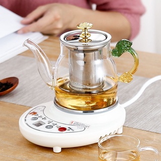 Hot Tea Set Heat-Resistant Glass Cooking Pot Steam Boiled Teapot