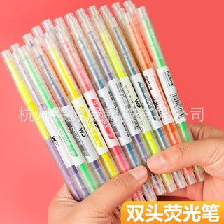 stationary﹍【YOYO】 Stationary School Supplies Twinliner Highlighter Pen Text Marker Highlighters High