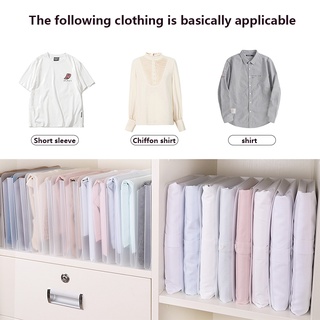 10Pcs Shirt Organizer T Shirt Folder Board Clothing Divider Folding Storage Organizers Wardrobe Rack