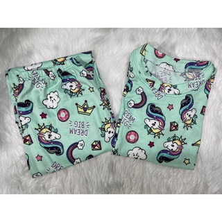 ∏Mother and Daughter Terno Unicorn Pajama Set - Mother and Daughter Twinning