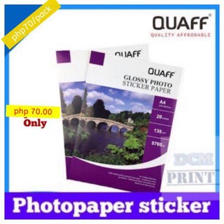 Photocopy Paper✘QUAFF Photo Sticker, photo paper sticker