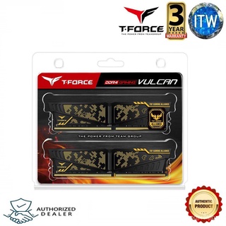 COD!NEWESTTEAMGROUP T-Force VULCAN TUF Gaming Alliance DDR4 16GB (8GBx2) 3200MHz Desktop Gaming Memo