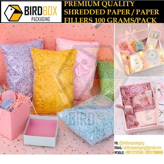 Birdbox Premium Quality Colorfull Shredded Paper for Packaging | Paper Fillers Crinkled