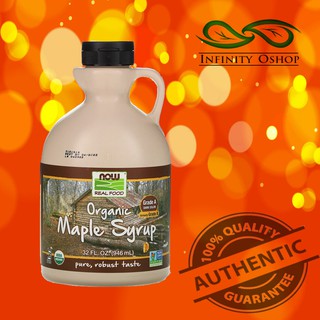 Now Foods, Real Food, Organic Maple Syrup (16 fl oz ~ 32 fl oz) (1)
