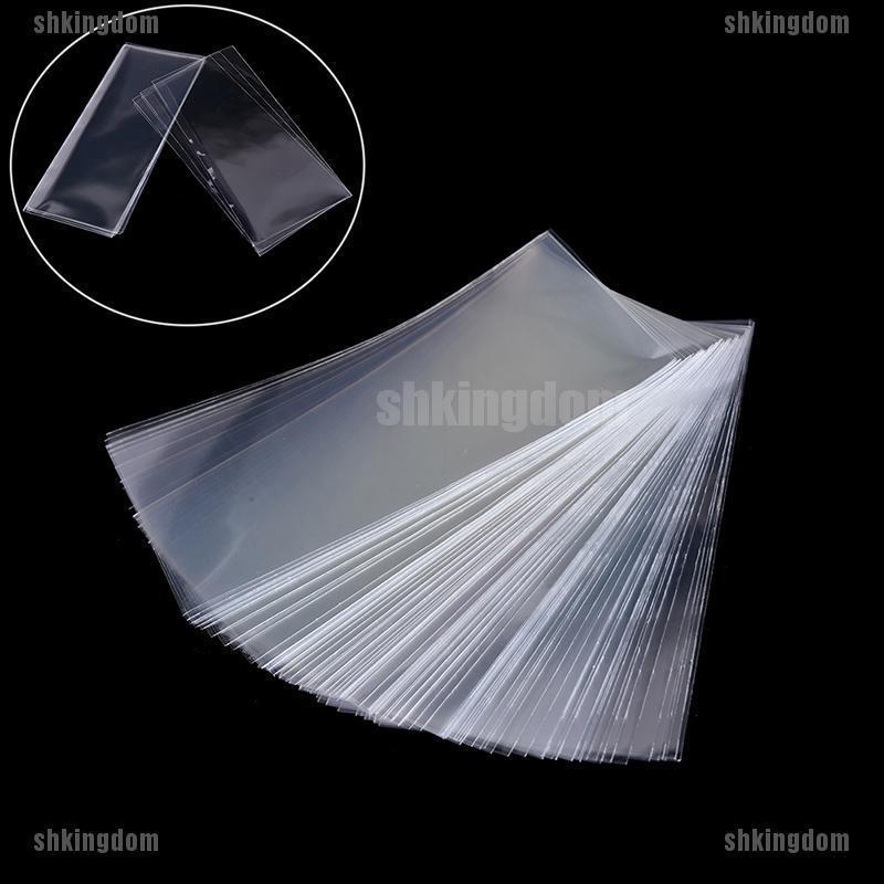 SHKING 100pcs Currency Paper Money Bill Sleeves Holders Protector 8.5*17.5cm (1)