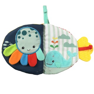 Creative Small Fish Cloth Book Cartoon Sea Animals Doll Baby Early Education Soothing Toy Washable Enlightenment Cloth Book (3)