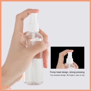 Transparent Empty Spray Bottles 30/50/100ml Plastic Mini Refillable Container for Cosmetics Pet Disinfectant Fluid