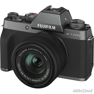 ☽【Happy shopping】 FUJIFILM X-T200 Mirrorless Camera with 15-45mm Lens - [Dark Silver]