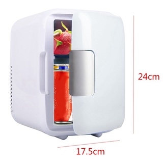 ❁✑⊙AL21 -DC 12V 4L Car Refrigerators Portable Mini Fridge Ultras Quiet Low Noise Freezer Cooler and