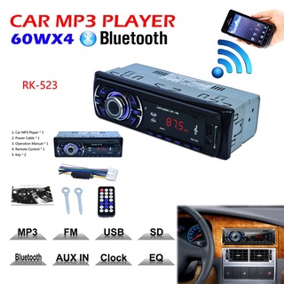 【Ready Stock】☸❧◈GS Car Stereo Audio 1 Din Player Handsfree Bluetooth Speaker Card Reader