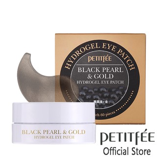 [Petitfee Offical] Black Pearl & Gold Eye Patch 60ea (30days)