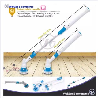Hurricane Scrubber Flexible Rotaryr Electric Bathroom Floor Cleaning Brush (8)