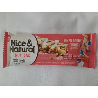 Nice & Natural Nut Bar Mixed Berry Crunch 30g