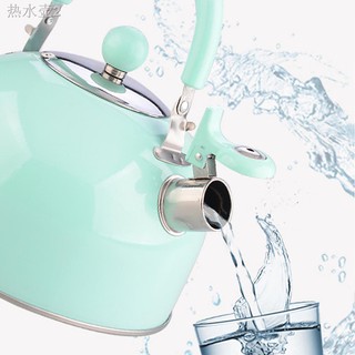 electric kettle❇Tea Kettle 2.5L Stainless Steel Teakettles Whistling Teapot Induction Gas
