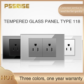 【G18】PSSRISE 118 American Standard 1/2 Socket American Authorized Brand Density Tempered Glass Panel Black/White/Gray One-year warranty