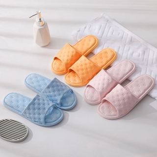 Woman Fashion Slippers Female Antiskid Household Soft Sole Simple Japanese Couple Living at Home Male Bath