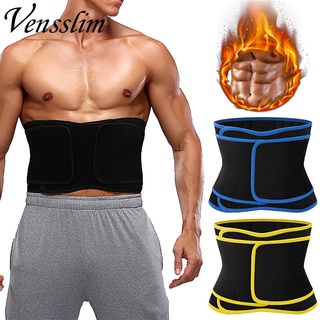 Men Body Shaper Neoprene Sauna Workout Waist Trainer Trimmer Belt for Weight Loss Sweat Belly Belt Shapewear