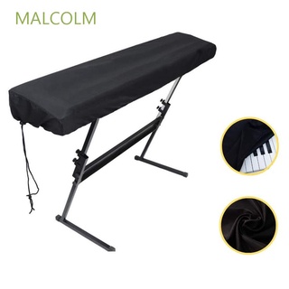 MALCOLM Super Practical Piano Covers Dust-proof Electric/Digital Piano Dust Covers Elastic Cord Waterproof Stretchable Adjustable 61/88-key Locking Clasp Keyboard Cover