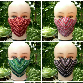 Washable Face Mask, Native Face Mask, Ethnic Design, Anti-Dust Mask, Baguio Product, Weaved Mask