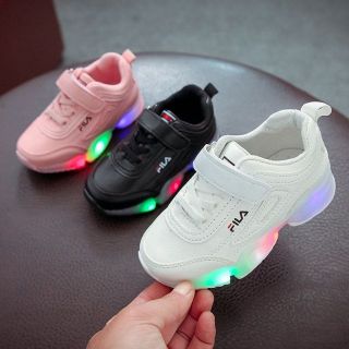 Fashion Unisex kids sneakers led shoes