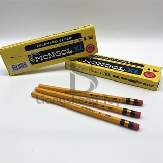 MONGOL XL 2 Pencil With Eraser Non-Smudge
