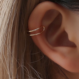 leahshi )3in1 pcs/set Rose gold Korean Fashion ear clip (5)
